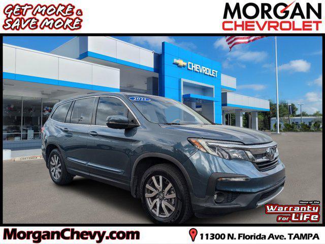 used 2021 Honda Pilot car, priced at $26,991