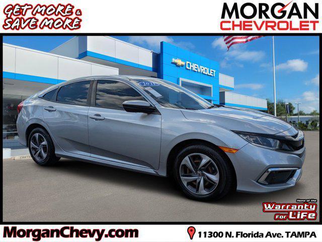 used 2021 Honda Civic car, priced at $17,691