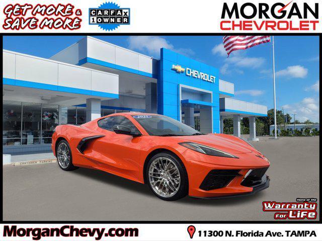 used 2021 Chevrolet Corvette car, priced at $63,991