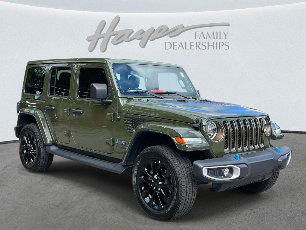 used 2022 Jeep Wrangler Unlimited 4xe car, priced at $32,999