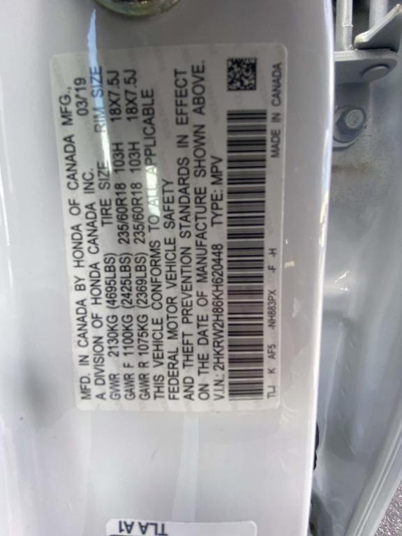 used 2019 Honda CR-V car, priced at $21,287