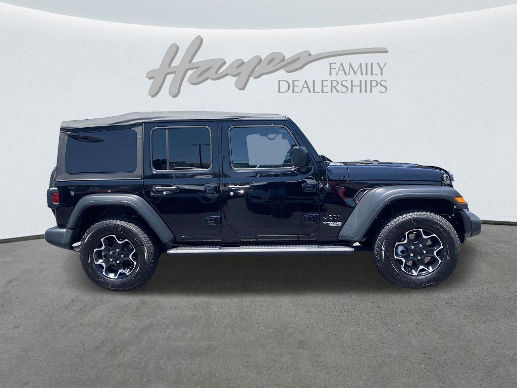 used 2021 Jeep Wrangler Unlimited car, priced at $26,605