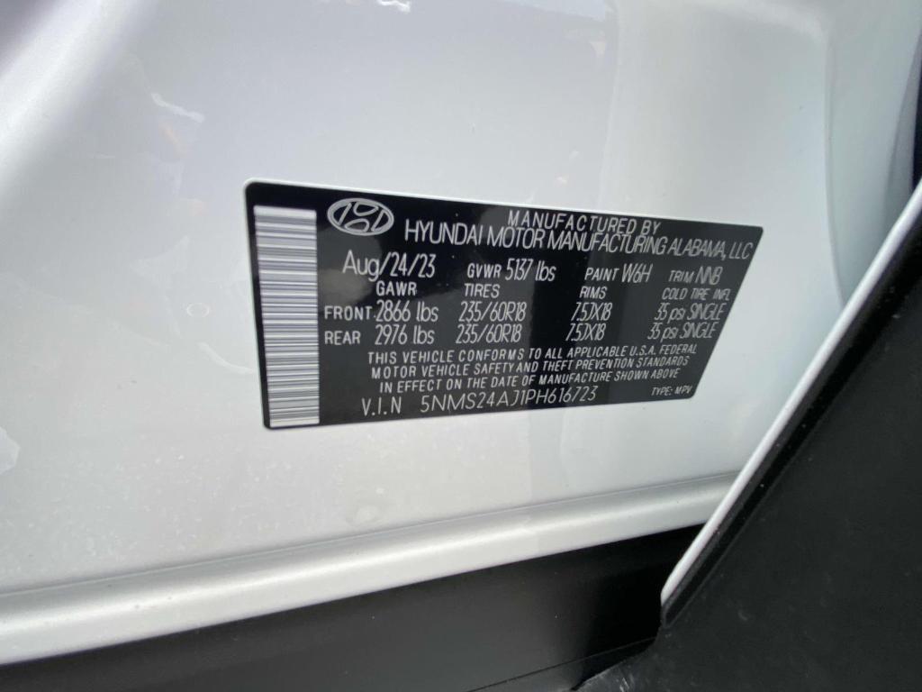 used 2023 Hyundai Santa Fe car, priced at $22,000