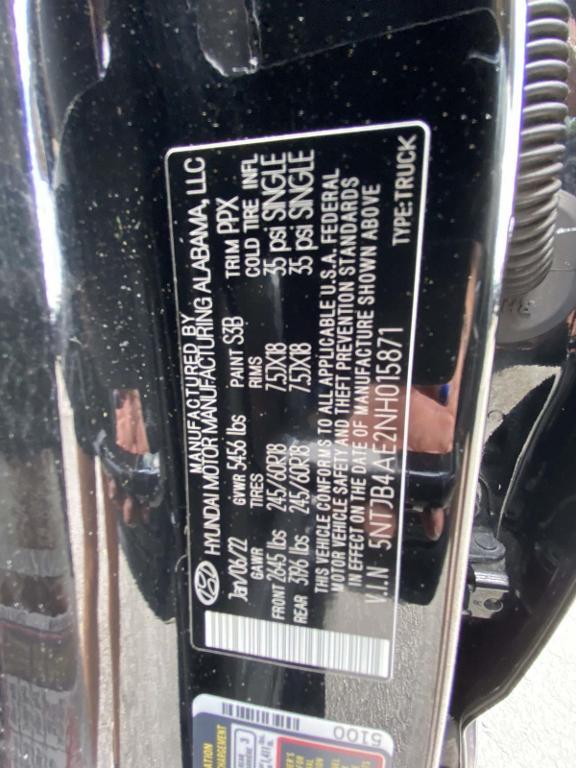 used 2022 Hyundai SANTA CRUZ car, priced at $19,366