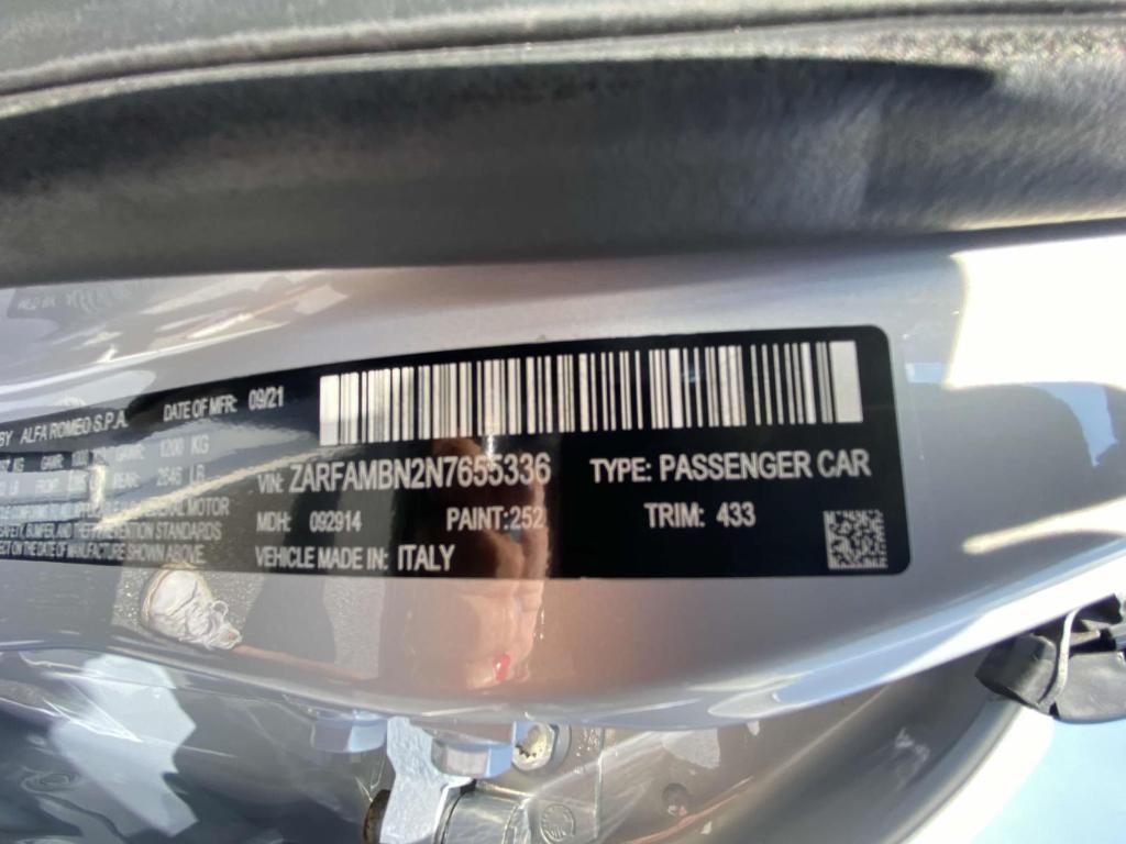 used 2022 Alfa Romeo Giulia car, priced at $26,000