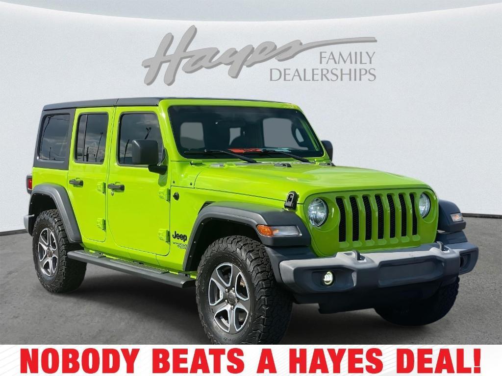 used 2021 Jeep Wrangler Unlimited car, priced at $27,912