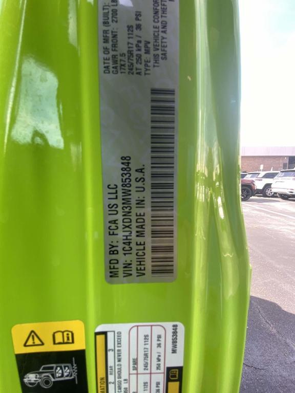 used 2021 Jeep Wrangler Unlimited car, priced at $27,912