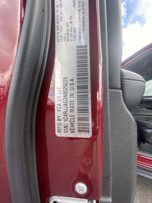 used 2022 Jeep Grand Cherokee L car, priced at $27,999