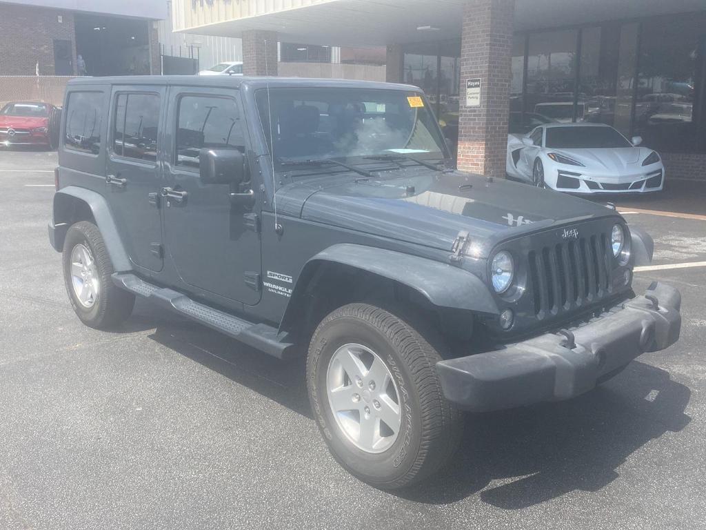 used 2017 Jeep Wrangler Unlimited car, priced at $19,888