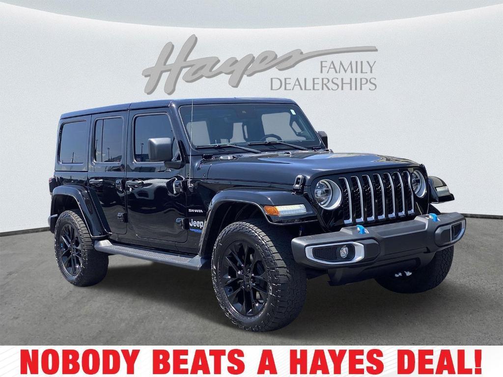 used 2022 Jeep Wrangler Unlimited 4xe car, priced at $33,100