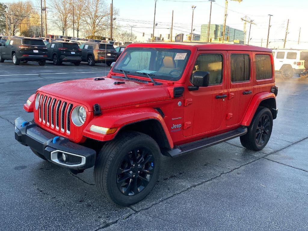 used 2022 Jeep Wrangler Unlimited 4xe car, priced at $33,045