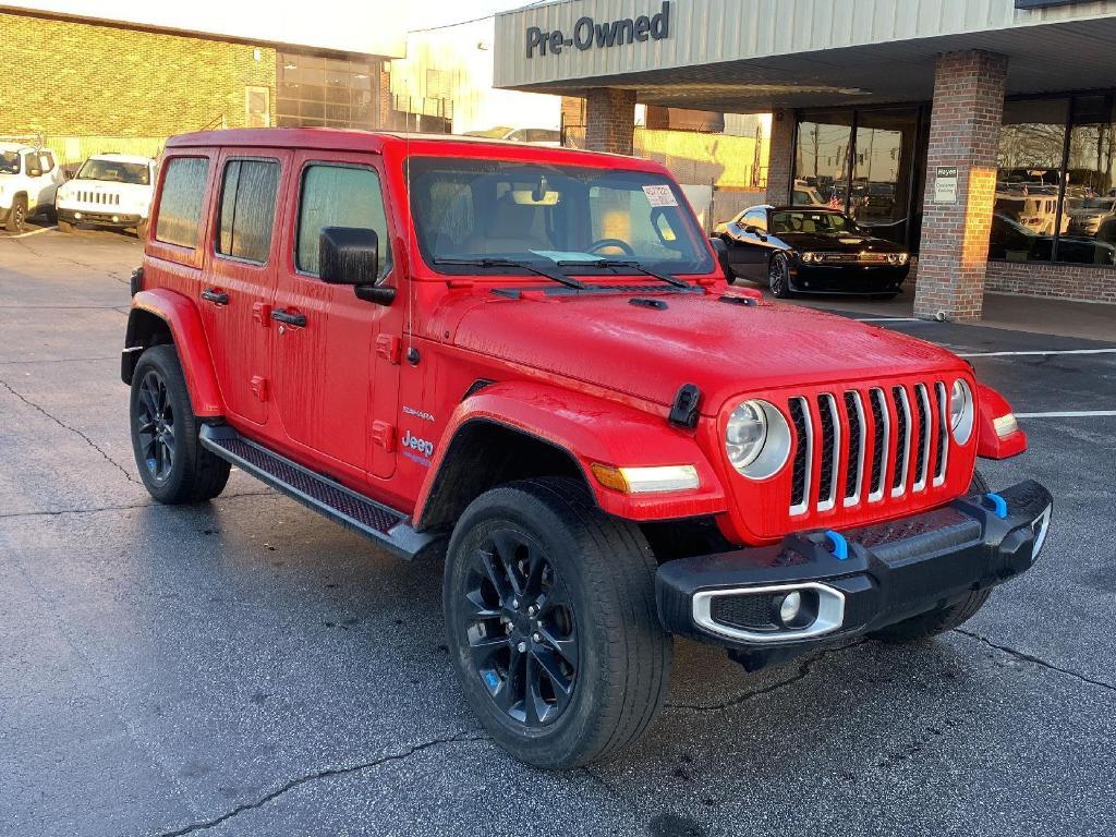 used 2022 Jeep Wrangler Unlimited 4xe car, priced at $33,045