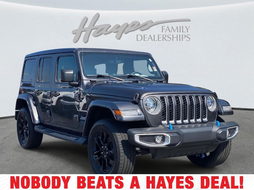 used 2022 Jeep Wrangler Unlimited 4xe car, priced at $29,999
