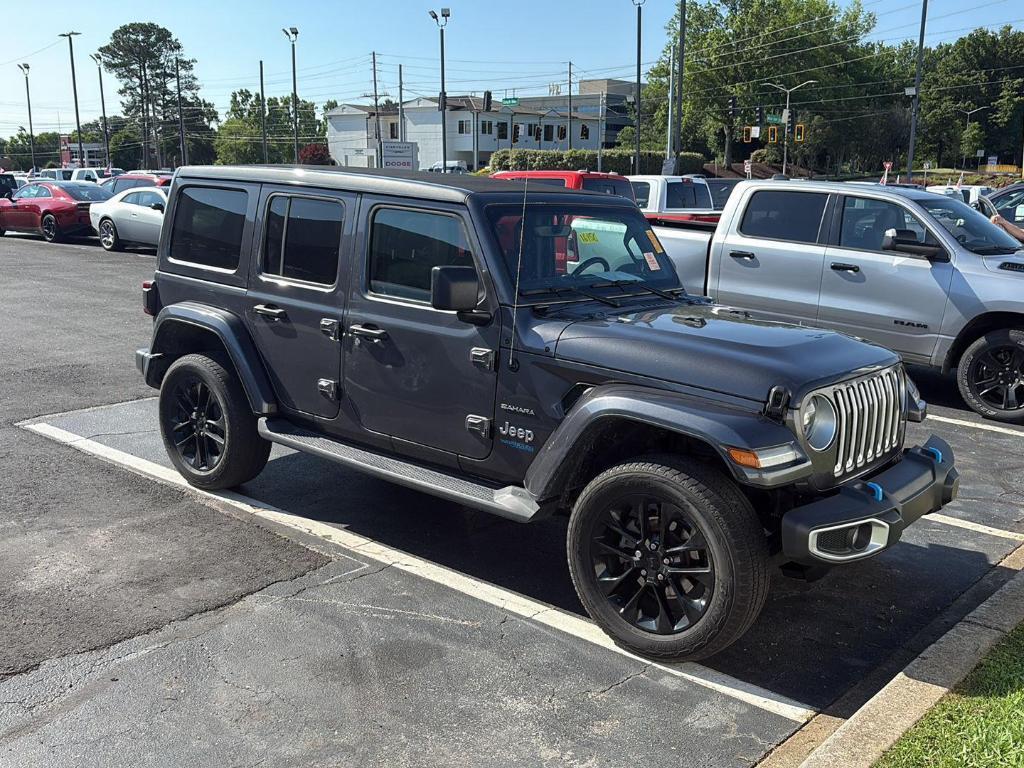 used 2022 Jeep Wrangler Unlimited 4xe car, priced at $31,500