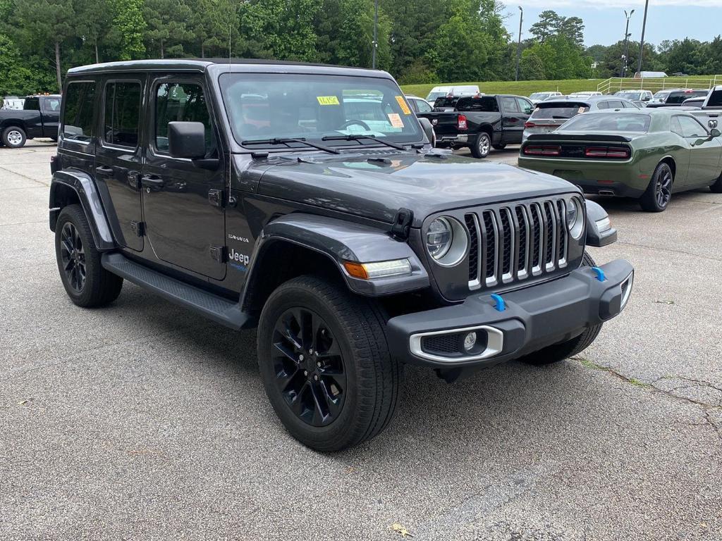used 2022 Jeep Wrangler Unlimited 4xe car, priced at $31,500