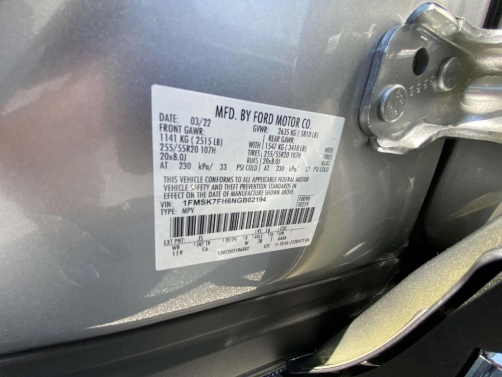 used 2022 Ford Explorer car, priced at $29,999