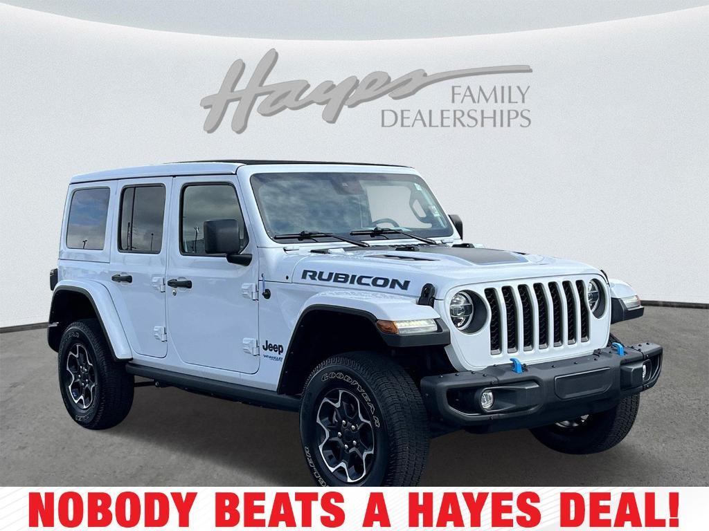 used 2022 Jeep Wrangler Unlimited 4xe car, priced at $33,999