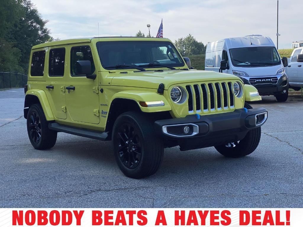used 2022 Jeep Wrangler Unlimited 4xe car, priced at $30,500