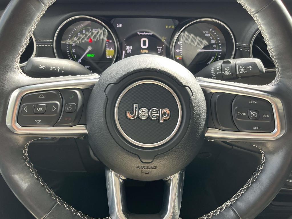 used 2022 Jeep Wrangler Unlimited 4xe car, priced at $32,500