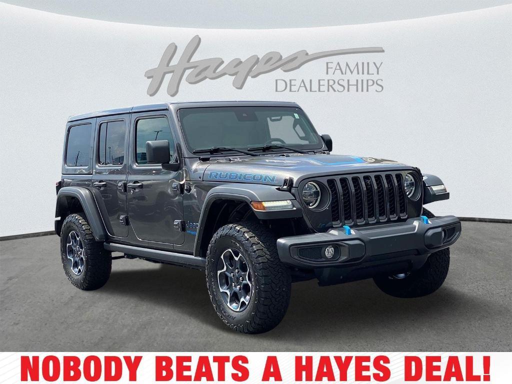 used 2022 Jeep Wrangler Unlimited 4xe car, priced at $34,500