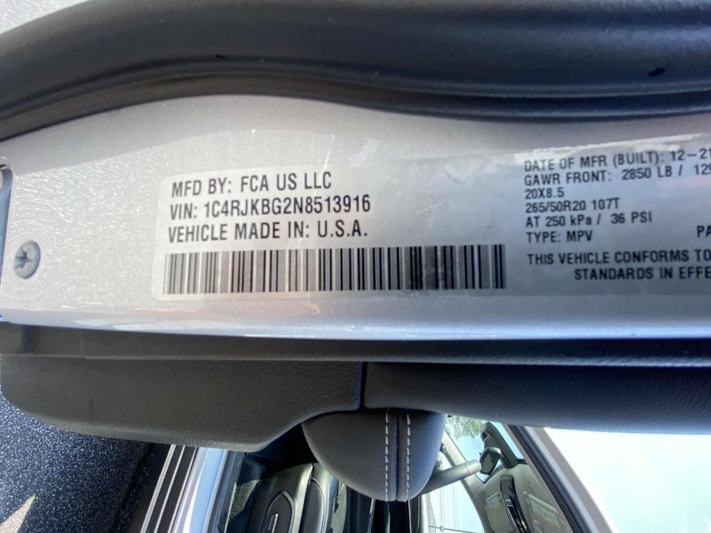 used 2022 Jeep Grand Cherokee L car, priced at $34,008