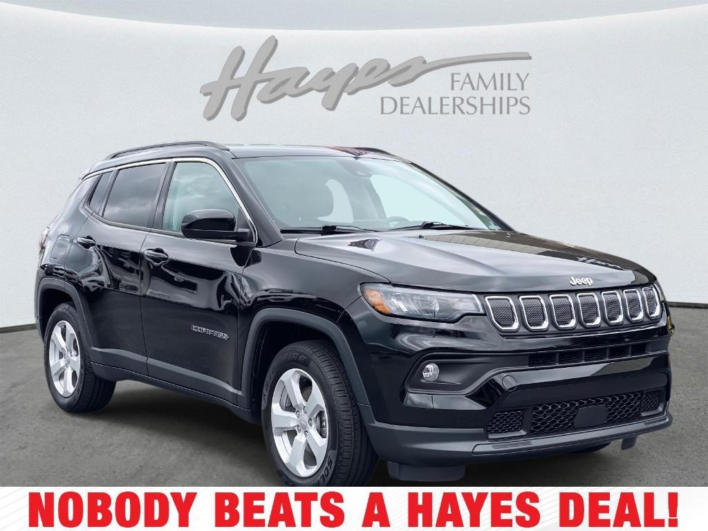 used 2022 Jeep Compass car, priced at $18,500