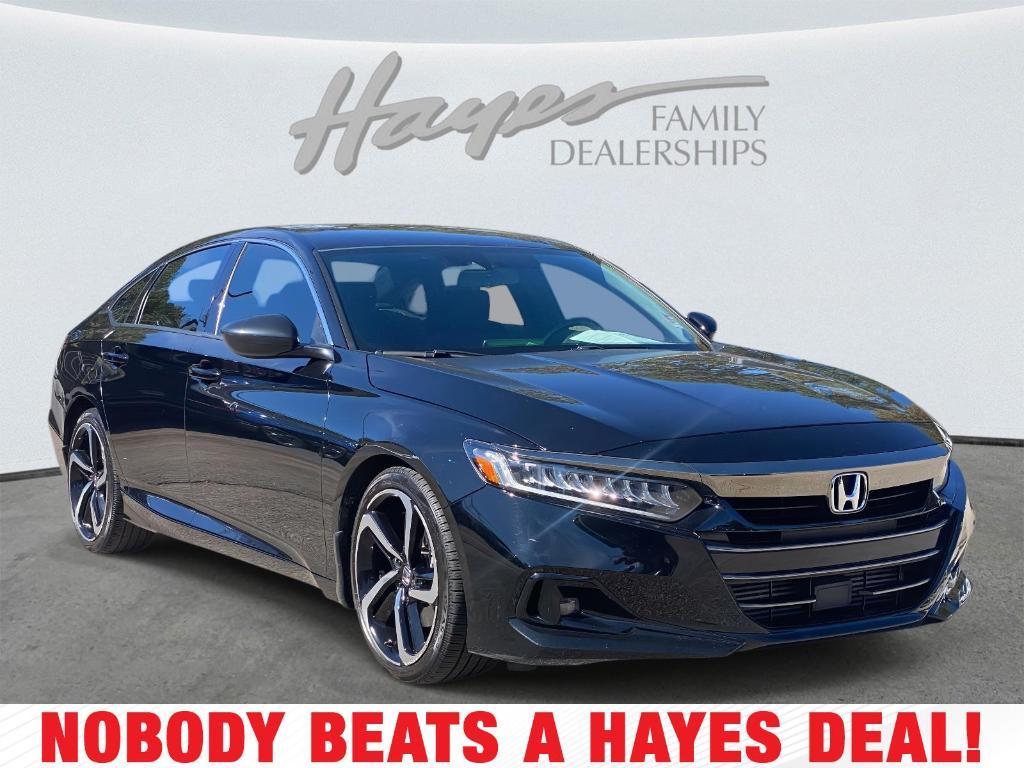 used 2021 Honda Accord car, priced at $18,999