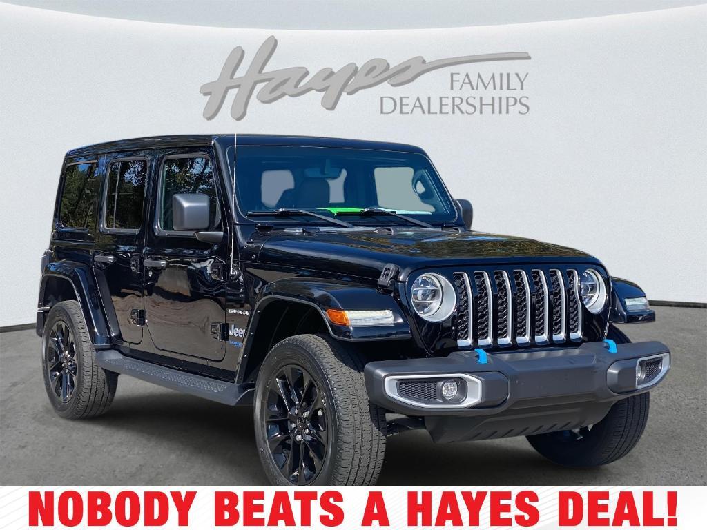 used 2022 Jeep Wrangler Unlimited 4xe car, priced at $34,999