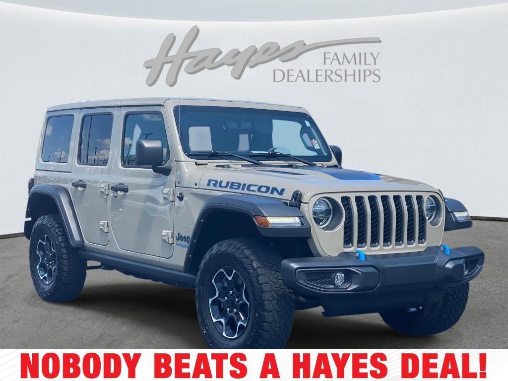 used 2022 Jeep Wrangler Unlimited 4xe car, priced at $33,500