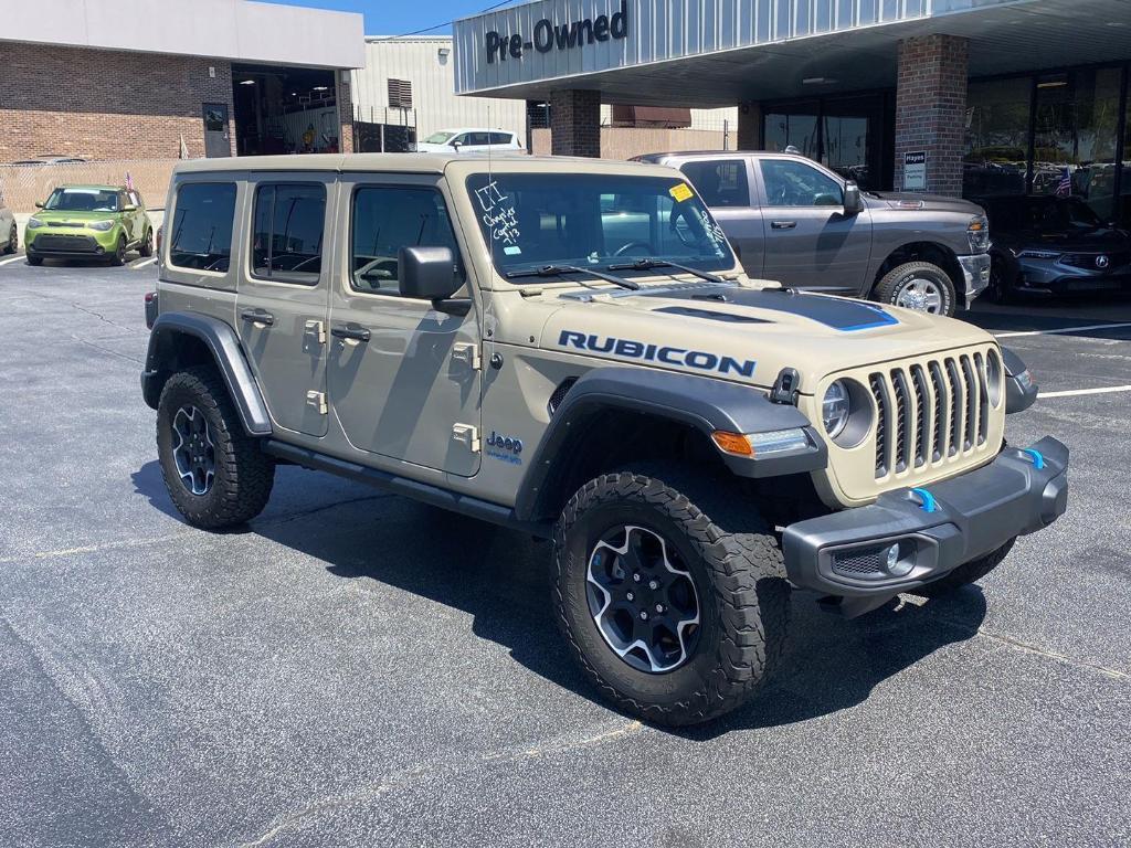 used 2022 Jeep Wrangler Unlimited 4xe car, priced at $34,770