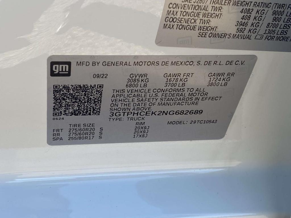 used 2022 GMC Sierra 1500 car, priced at $38,817