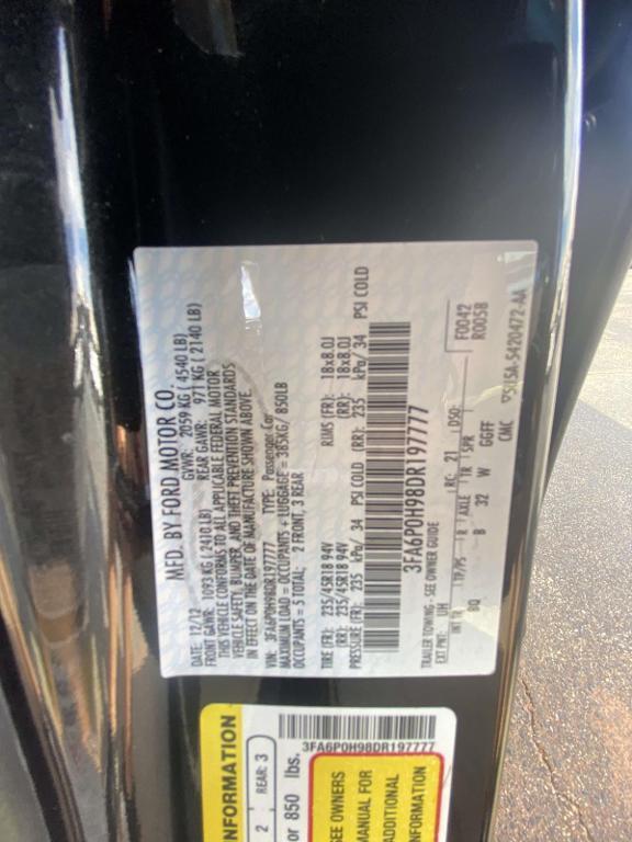 used 2013 Ford Fusion car, priced at $9,188