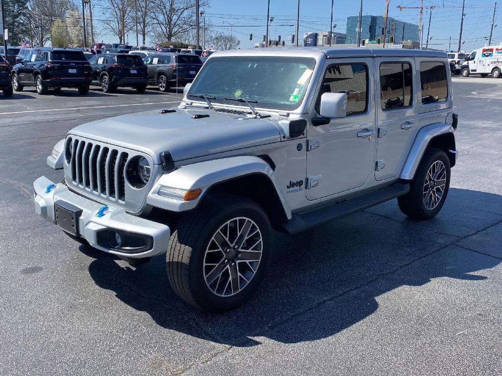 used 2022 Jeep Wrangler Unlimited 4xe car, priced at $33,999