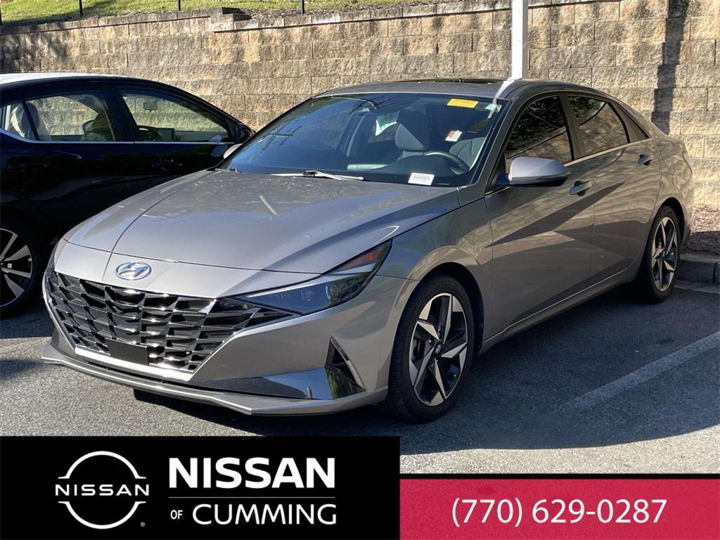 used 2021 Hyundai ELANTRA HEV car, priced at $17,886