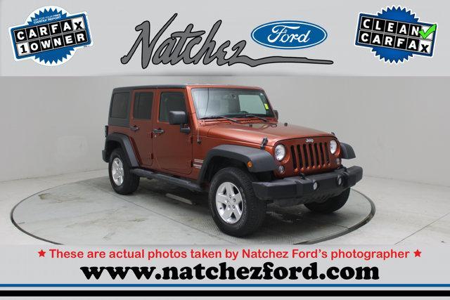 used 2014 Jeep Wrangler Unlimited car, priced at $14,232