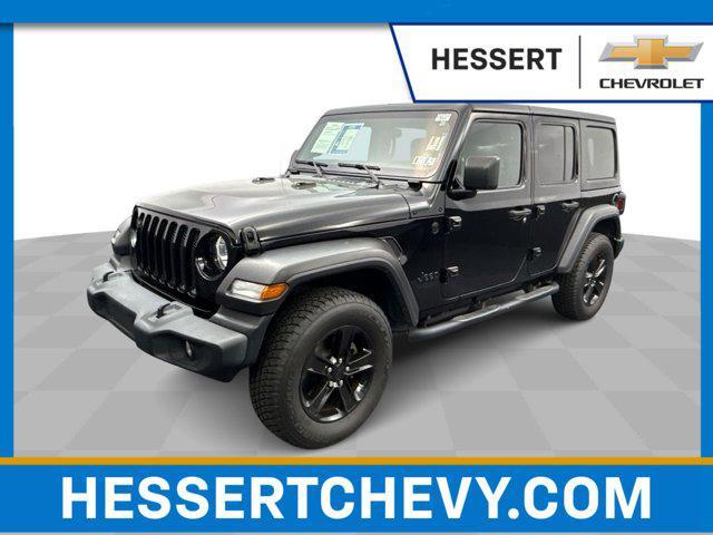 used 2021 Jeep Wrangler Unlimited car, priced at $27,487