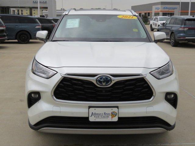 used 2021 Toyota Highlander Hybrid car, priced at $42,550