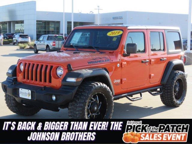 used 2019 Jeep Wrangler Unlimited car, priced at $26,390