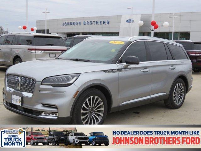 used 2021 Lincoln Aviator car, priced at $34,955