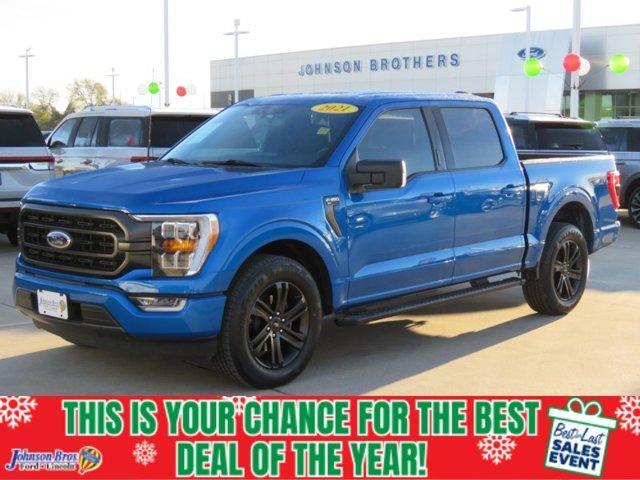 used 2021 Ford F-150 car, priced at $35,750