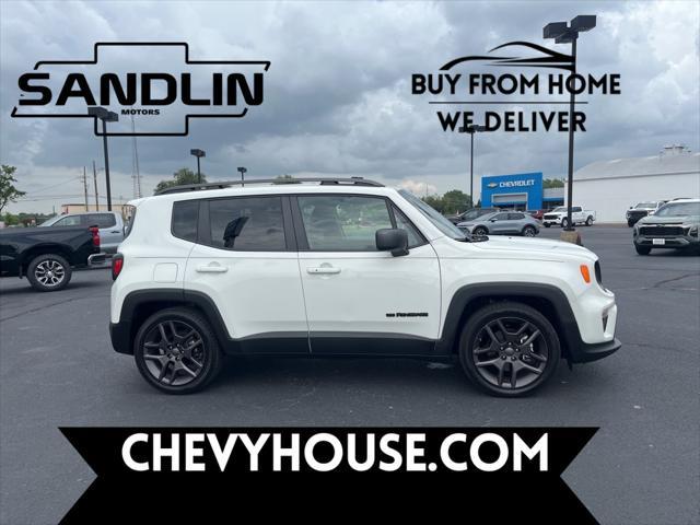 used 2021 Jeep Renegade car, priced at $16,877