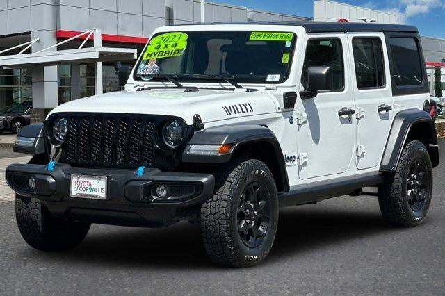 used 2023 Jeep Wrangler 4xe car, priced at $29,000