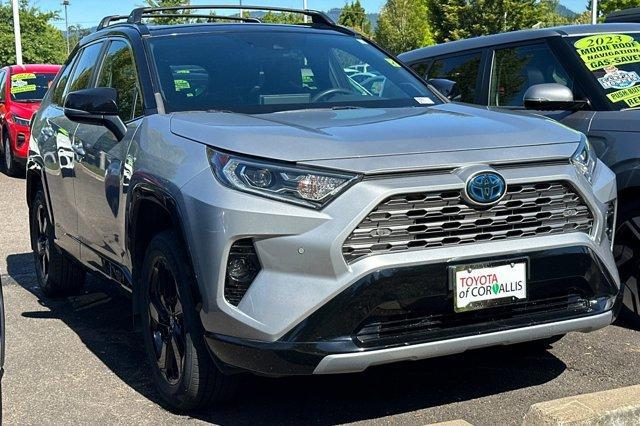 used 2021 Toyota RAV4 Hybrid car, priced at $35,000