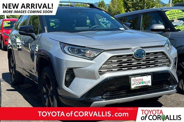 used 2021 Toyota RAV4 Hybrid car, priced at $35,000