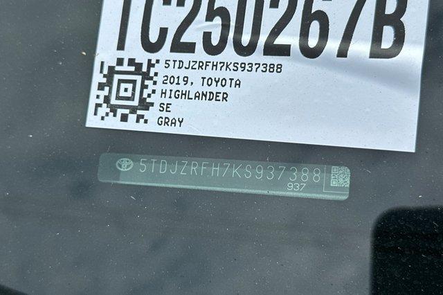 used 2019 Toyota Highlander car, priced at $27,000