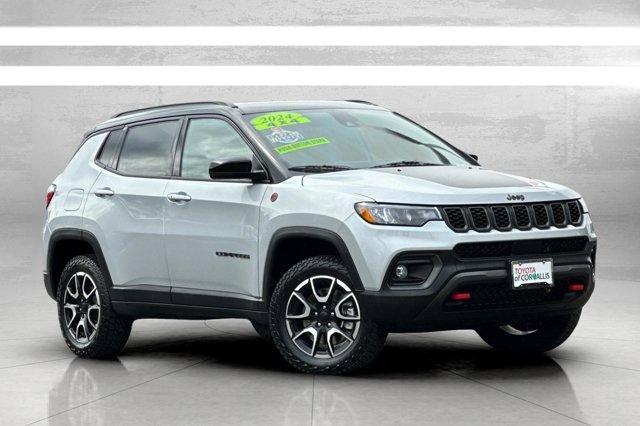 used 2024 Jeep Compass car, priced at $24,500