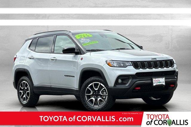 used 2024 Jeep Compass car, priced at $24,500