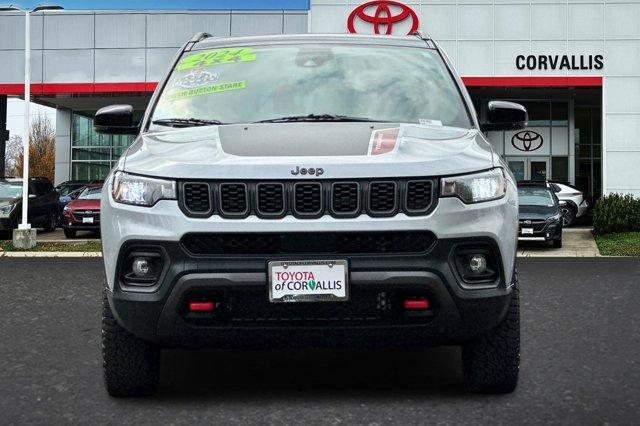 used 2024 Jeep Compass car, priced at $24,500