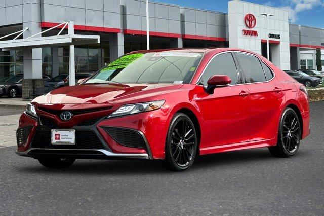 used 2021 Toyota Camry Hybrid car, priced at $27,700