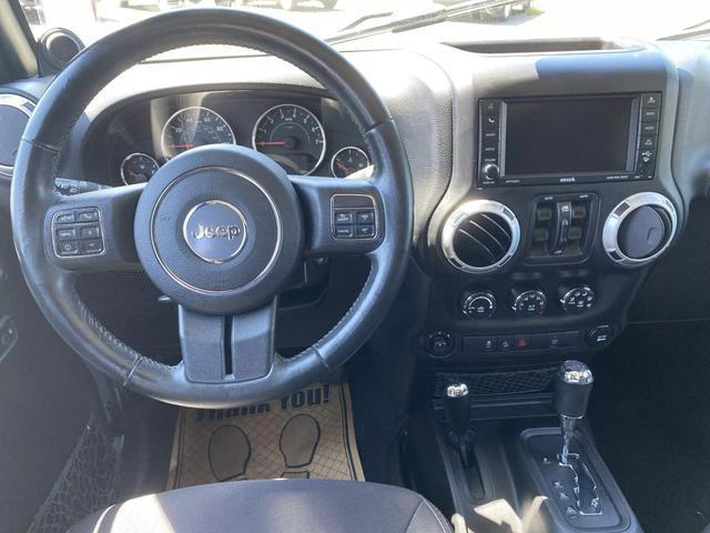 used 2013 Jeep Wrangler Unlimited car, priced at $15,825